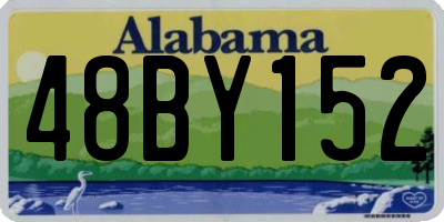 AL license plate 48BY152