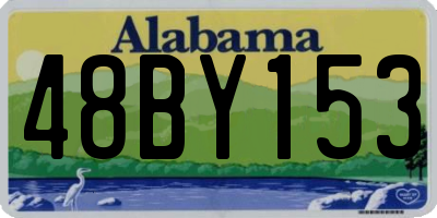 AL license plate 48BY153