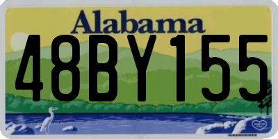 AL license plate 48BY155