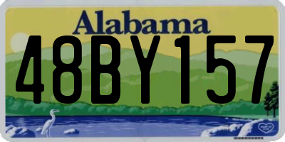 AL license plate 48BY157