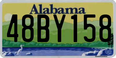 AL license plate 48BY158