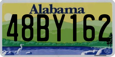 AL license plate 48BY162