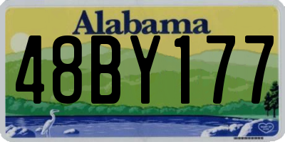 AL license plate 48BY177
