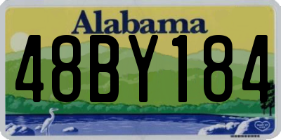 AL license plate 48BY184
