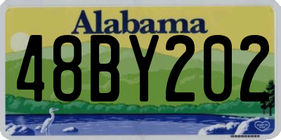 AL license plate 48BY202