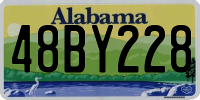 AL license plate 48BY228