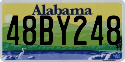 AL license plate 48BY248