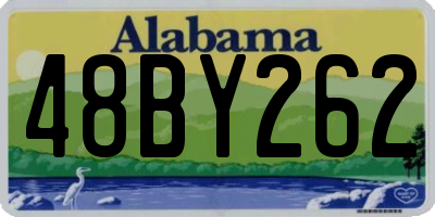 AL license plate 48BY262