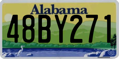 AL license plate 48BY271