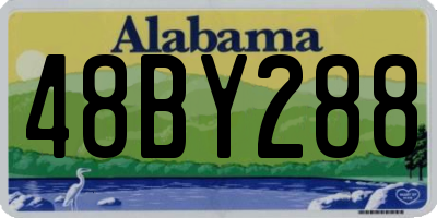 AL license plate 48BY288