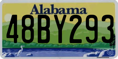 AL license plate 48BY293