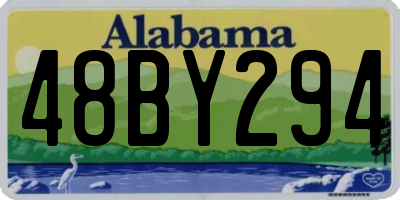 AL license plate 48BY294