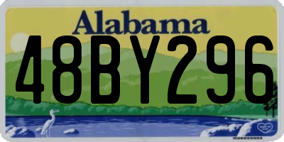 AL license plate 48BY296