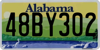 AL license plate 48BY302