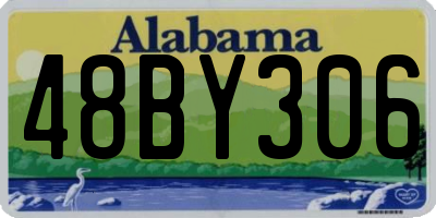 AL license plate 48BY306