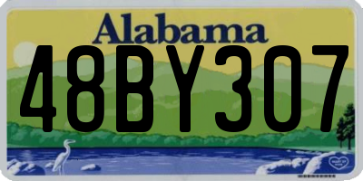 AL license plate 48BY307