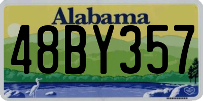 AL license plate 48BY357