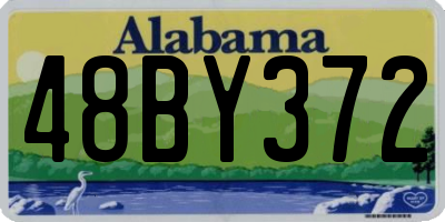 AL license plate 48BY372