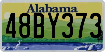 AL license plate 48BY373