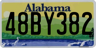 AL license plate 48BY382