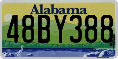 AL license plate 48BY388