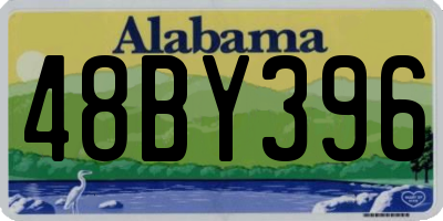 AL license plate 48BY396