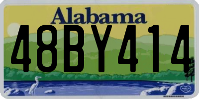 AL license plate 48BY414
