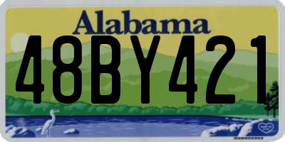AL license plate 48BY421
