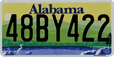 AL license plate 48BY422