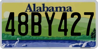 AL license plate 48BY427