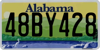 AL license plate 48BY428