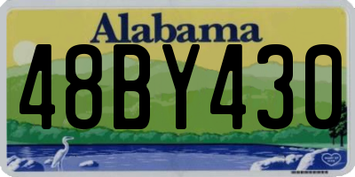 AL license plate 48BY430