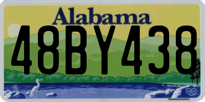 AL license plate 48BY438