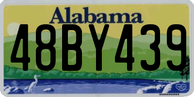 AL license plate 48BY439