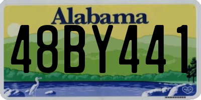 AL license plate 48BY441