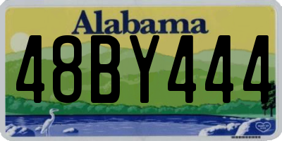 AL license plate 48BY444