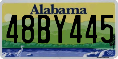 AL license plate 48BY445