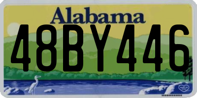 AL license plate 48BY446