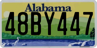 AL license plate 48BY447