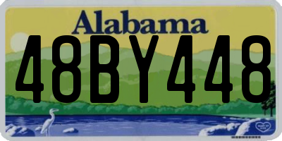 AL license plate 48BY448
