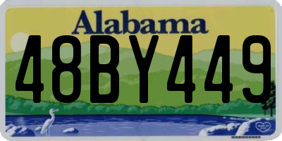 AL license plate 48BY449