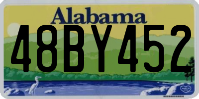 AL license plate 48BY452