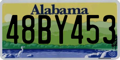 AL license plate 48BY453