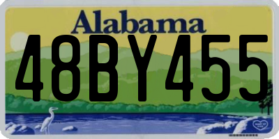 AL license plate 48BY455