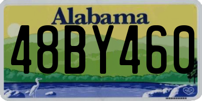 AL license plate 48BY460
