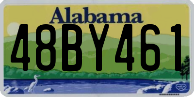 AL license plate 48BY461