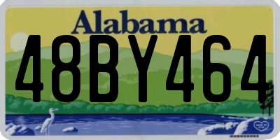 AL license plate 48BY464