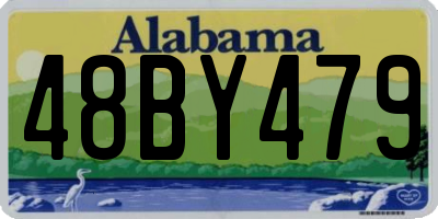 AL license plate 48BY479