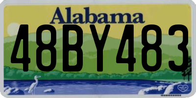 AL license plate 48BY483