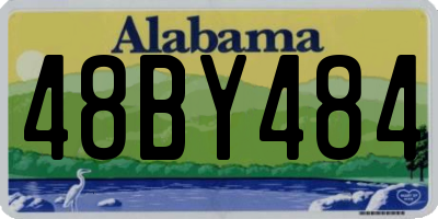 AL license plate 48BY484